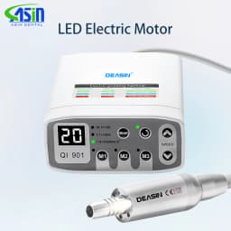 DEASIN Dental Clinical Brushless LED Electric Micromotor Work With 1:1/1:5/4:1 LED Contra Angle Dentist Low Speed Handpiece