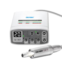 DEASIN Dental Clinical Brushless LED Electric Micromotor Work With 1:1/1:5/4:1 LED Contra Angle Dentist Low Speed Handpiece