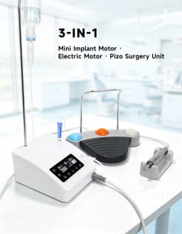 TOQ Dental Brushless Mini LED Portable Professional Implant Motor For 20:1/4:1/1:4:2 Angle Handpiece Bone Surgery Electric