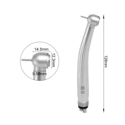 Dental Air Turbine High Speed Handpiece 360,000rpm Autoclavable Ceramic Bearings Single Spray Dental Lab Equipment for Dentist