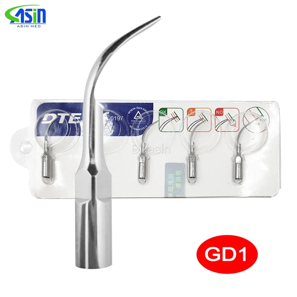 5PCS Dental Ultrasonic Scaler Tips New Dental Endodontic Endo Tip Diamond Coated Fit DTE/SATELEC Scaler