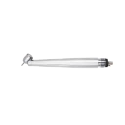 Dental High Speed LED Handpiece 45 Degree E-generator Integrated Push Button Small Head Single Water Spray 2/4 Holes
