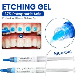 Dental 32% 35% 37% Phosphoric Acid Etching Gel Multi-Brand Multi-Size Option (5ml/10ml/50ml)for Universal Adhesion + 5pcs Needel