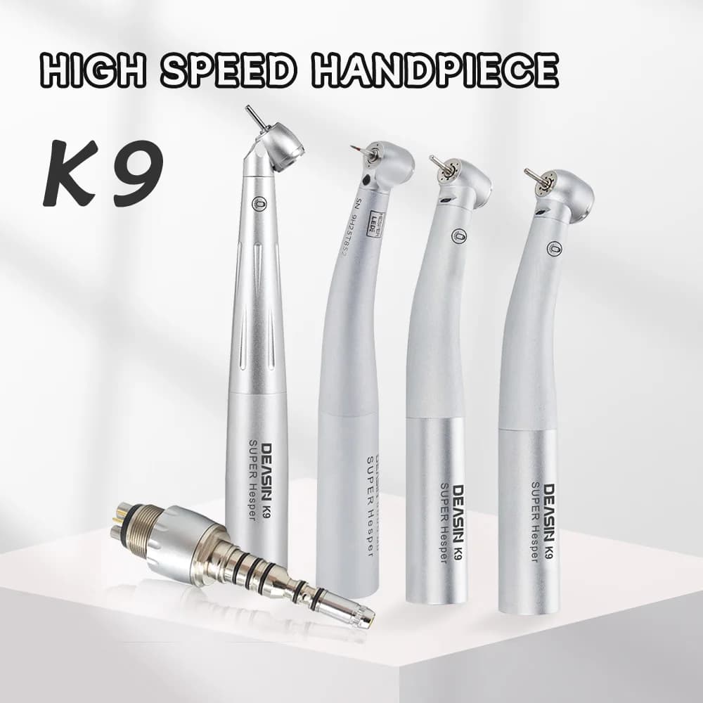 Dental torque mini 45 degree Dental High Speed Fiber Optic LED Turbine Handpiece For KAVO Coupler 6 Holes Dental Material Tools