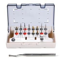 Dental Universal Implant Removal Kit Stainless Steel Screws Golden/Plastic Box Broken Screws Extract