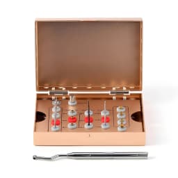 Dental Universal Implant Removal Kit Stainless Steel Screws Golden/Plastic Box Broken Screws Extract