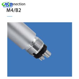 45° Dental High Speed Handpiece E-generator Small Head Push Button 2/4 Holes Single Spray