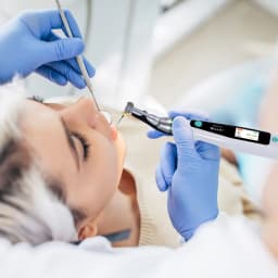 SANDENT Dental Endodontic Cordless LED Endo Motor 16:1 Contra Angle Handpiece for Root Canal Therapy