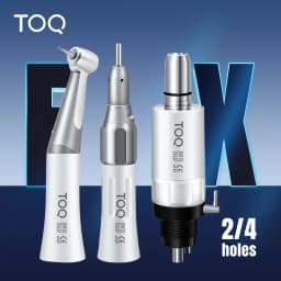 Dental FX Low Speed Handpiece Teeth Polishing Tools Contra Angle Straight Handpiece 2/4Holes Air Motor Kits Dentists Equipment