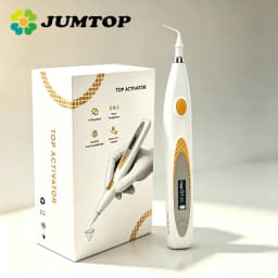 JUMTOP High Frequency Dental Ultrasonic Activator, 60Pcs Free Flexible Tips, 3 Programs for Root Canal Activation