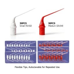 JUMTOP High Frequency Dental Ultrasonic Activator, 60Pcs Free Flexible Tips, 3 Programs for Root Canal Activation