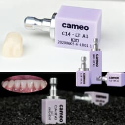 5Pcs/Box Aidite Cameo C14 CAD/CAM Lithium Disilicate Dental Translucency Materials Glass Ceramic Blocks Dentistry Lab Materials