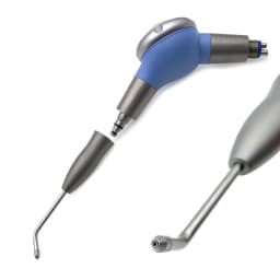 JUMTOP Dental Air Polisher Full Titanium Body Teeth Cleaning Handpiece Teeth Stain Removal Polishing Tool