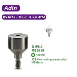 10Pcs/lot Titanium Healing Abutment for Adin RS Series | Adin Compatible Dental Implant Healing Accessories