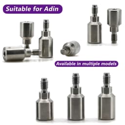 10Pcs/lot Titanium Healing Abutment for Adin RS Series | Adin Compatible Dental Implant Healing Accessories