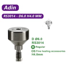 10Pcs/lot Titanium Healing Abutment for Adin RS Series | Adin Compatible Dental Implant Healing Accessories