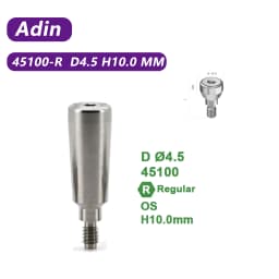 10Pcs/lot Titanium Healing Abutment for Adin RS Series | Adin Compatible Dental Implant Healing Accessories