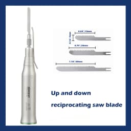 SANDENT Dental Micro Saw Surgical Handpiece 3.2:1 Reciprocating Bone Cutting Fit NSK Up & Down Reciprocation Osteotomy