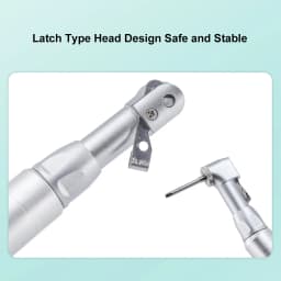 Dental Implant Universal Torque Wrench Handpiece, 5-35N.cm, with 16Pcs Drivers, Latch Head, Dental Implant Repair Tool