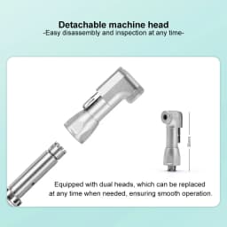 Dental Implant Universal Torque Wrench Handpiece, 5-35N.cm, with 16Pcs Drivers, Latch Head, Dental Implant Repair Tool
