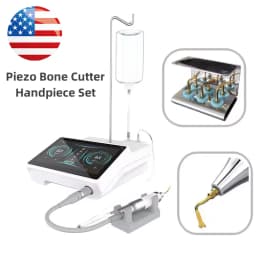 Surgery Pro Dental Piezosurgery Unit Ultrasonic Piezo Bone Cutter Surgery Electric Motor Machine + 6Tips fit EMS Woodpecker