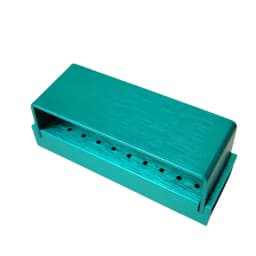 JUMTOP Dental Burs Drill Disinfection Block 30 Holes Autoclavable Aluminium FG Bur Sterilization Holder