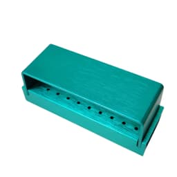 JUMTOP Dental Burs Drill Disinfection Block 30 Holes Autoclavable Aluminium FG Bur Sterilization Holder