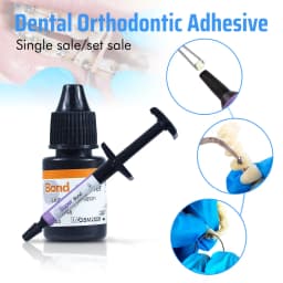 Dental Orthodontic Adhesive Light-Cure Self-Cure Kit Etchant Acid Gel Light Cure Primer Bonding Brackets Braces Material