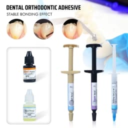Dental Orthodontic Adhesive Light-Cure Self-Cure Kit Etchant Acid Gel Light Cure Primer Bonding Brackets Braces Material