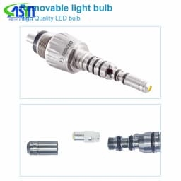 For 9000 Dental LED Quick Coupler Coupling Fit Kavo Fiber Optic Handpiece 6Hole Connect Dentistry tools