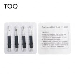 4 Pcs/Pack Dental Heated Gutta Cutter Tips for Gutta Percha Point Heating Cutter Tooth Gum
