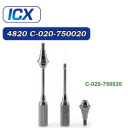 For ICX Implant System Dental Healing Abutment Healing Cap Cover Screw Lab Analog Digital Analog Multi Unit Straight Abutment