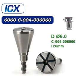 For ICX Implant System Dental Healing Abutment Healing Cap Cover Screw Lab Analog Digital Analog Multi Unit Straight Abutment