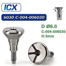 For ICX Implant System Dental Healing Abutment Healing Cap Cover Screw Lab Analog Digital Analog Multi Unit Straight Abutment