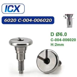 For ICX Implant System Dental Healing Abutment Healing Cap Cover Screw Lab Analog Digital Analog Multi Unit Straight Abutment