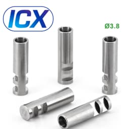 For ICX Implant System Dental Healing Abutment Healing Cap Cover Screw Lab Analog Digital Analog Multi Unit Straight Abutment