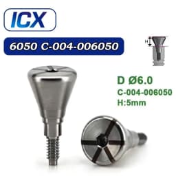 For ICX Implant System Dental Healing Abutment Healing Cap Cover Screw Lab Analog Digital Analog Multi Unit Straight Abutment