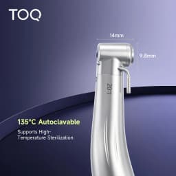 20:1 Ti Max LED Fiber Optic Dental Implant Contra Angle Handpiece Low Speed Air Turbine Handpiece for Implant Surgery