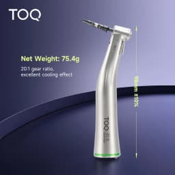 20:1 Ti Max LED Fiber Optic Dental Implant Contra Angle Handpiece Low Speed Air Turbine Handpiece for Implant Surgery