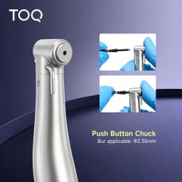 20:1 Ti Max LED Fiber Optic Dental Implant Contra Angle Handpiece Low Speed Air Turbine Handpiece for Implant Surgery