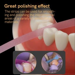 JUMTOP 1Pc Dental Polishing Strip Roll Resin Teeth Grinding Sanding Shaping Dentistry Material