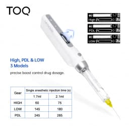 Dental Anesthesia Injector With Aspiration Painless Local Anesthesia Syringe Vet Anesthesia with LCD Display Dental Clinic Tool