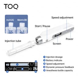 Dental Anesthesia Injector With Aspiration Painless Local Anesthesia Syringe Vet Anesthesia with LCD Display Dental Clinic Tool
