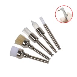 200Pcs Dental Prophy Latch Flat Polisher Teeth Polishing Cups / Brushes Rubber Material Nylon