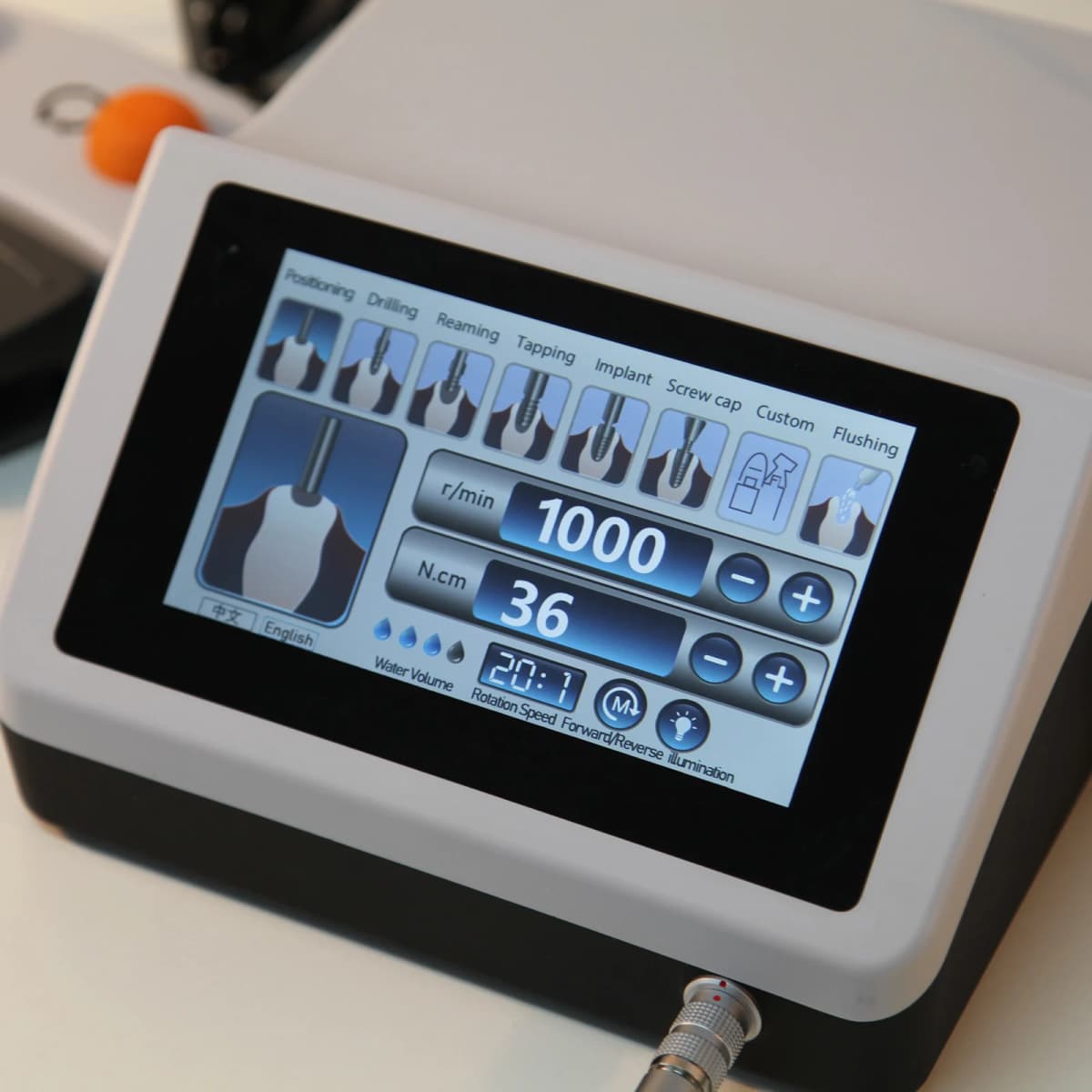 Dental Implant Motor System Surgical Brushless Motor with 20:1 Contra Angle YBB