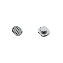 10Pcs Dental Orthodontics Lingual Buttons Metal Clear Ceramic Composite for Brackets Ortodoncia