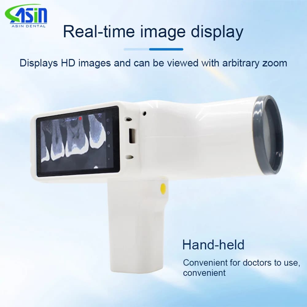 DEASIN Dental Hand-held Portable High Frequency X-ray unit machine with Digital Sensor Rvg dental image system