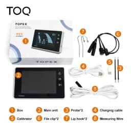 Dental Endodontic Root Canal Rechargeable TOPEX Mini Apex Locator Accurate Measurement Equipment Portable Machine