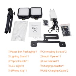Dental Flash Light Oral Filling Lamp LED Photography Equipment Flashlight for Dentistry
