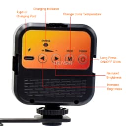 Dental Flash Light Oral Filling Lamp LED Photography Equipment Flashlight for Dentistry